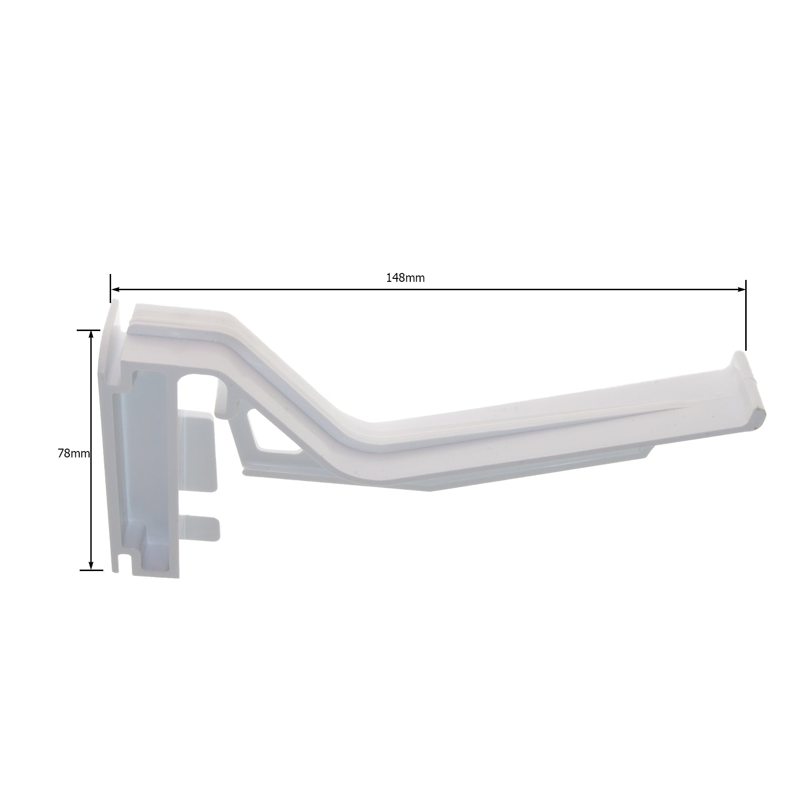 5 x Eurocell CRS-8207 Conservatory Gutter Bracket 5 x Eurocell CRS-8207 Conservatory Gutter Bracket