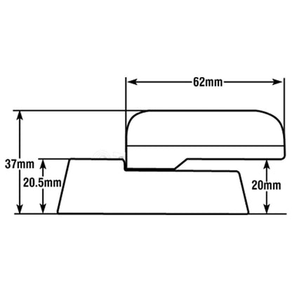 Caramel 10 x Trade Sash Jammer Window & Door Locks