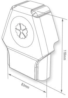 Ultraframe CCG001 Georgian Glazing Bar End Cap Ultraframe CCG001 Georgian Glazing Bar End Cap