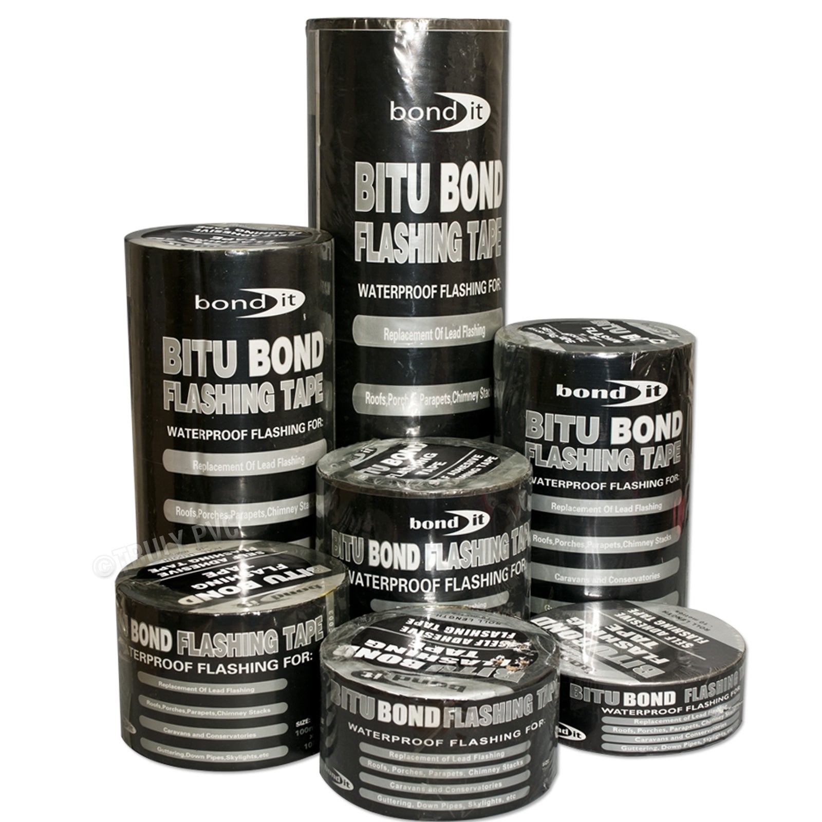 50mm (2in) x 10m Bond-It Flashing Tape Bitumen Roof Roll 50mm (2in) x 10m Bond-It Flashing Tape Bitumen Roof Roll