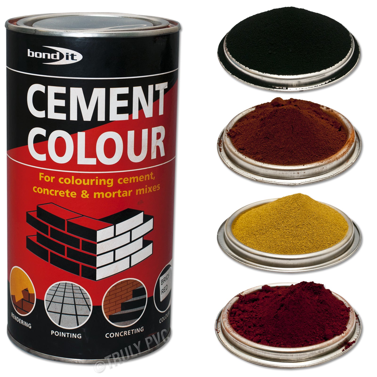 Black Black Powdered Cement Dye Colourant for Cement Mortar (1 Kg)