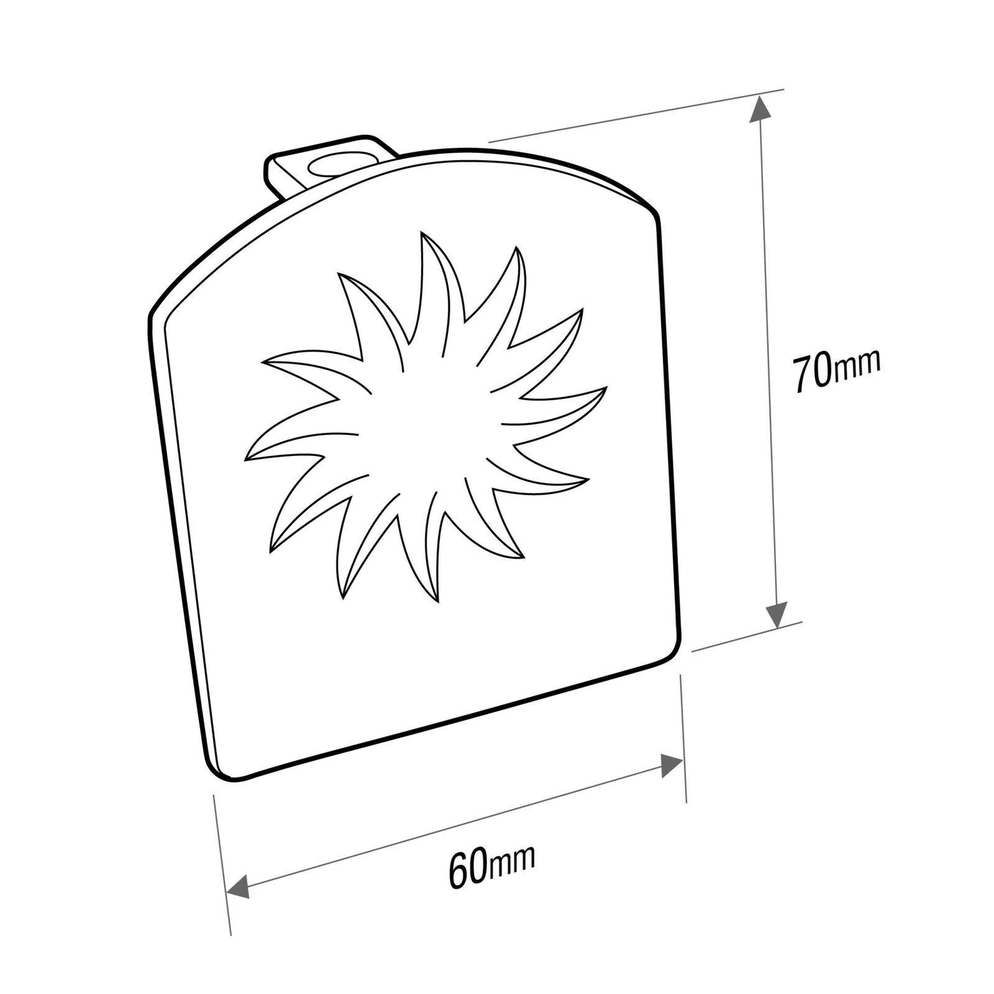 Mill (uncoated) End Cap for Sunwood Screw-Down Glazing Main Bar for Conservatory Lean-to Roof