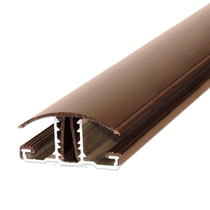 Brown 3m Sunwood Snap-Tight 25GB Glazing Bar Push Fit Roof Capping for Polycarbonate