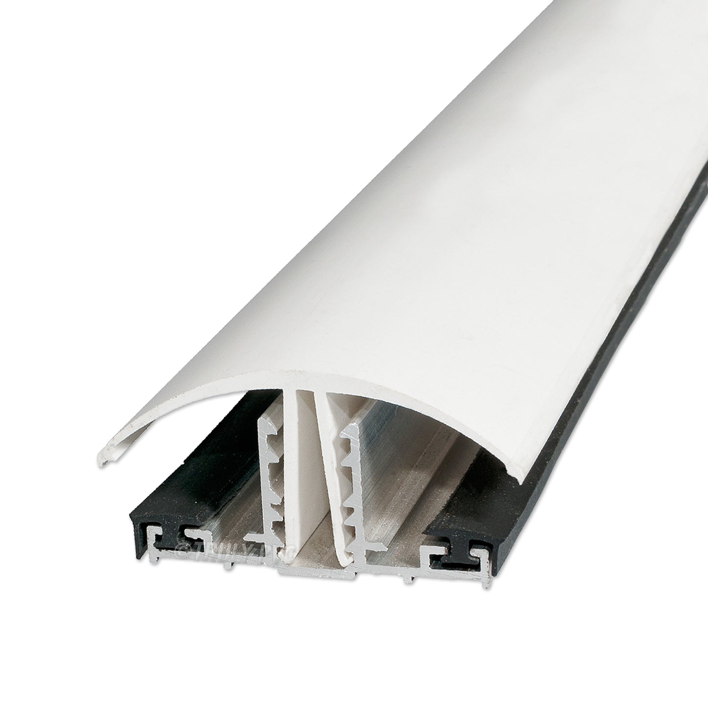 Brown 4m Sunwood Snap-Tight 25GB Glazing Bar Push Fit Roof Capping for Polycarbonate