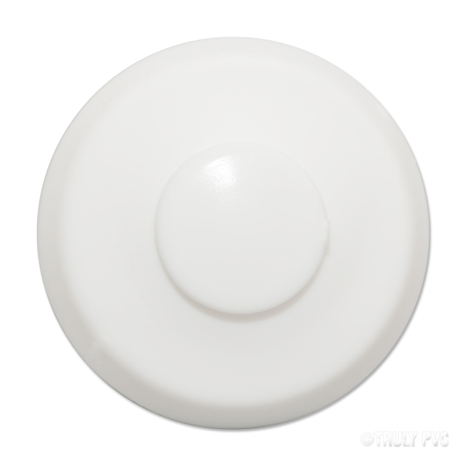 25mm White Polycarbonate Sheet Fixing Buttons (10 Pack)