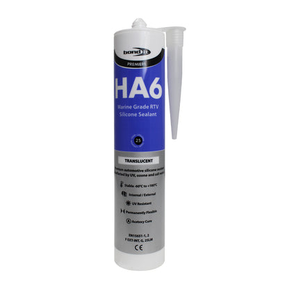 Transparent HA6 Silicone Sealant High Modulus RTV Fish-Safe Marine HA6 High Modulus RTV Fish-Safe Marine Silicone Sealant