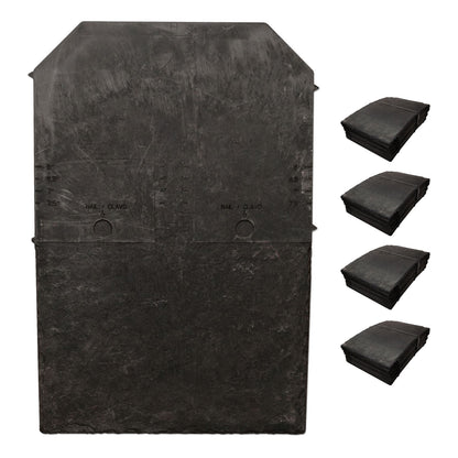 Red Rock 100 x Tapco Slate Synthetic Roof Tiles Plastic Composite Roofing