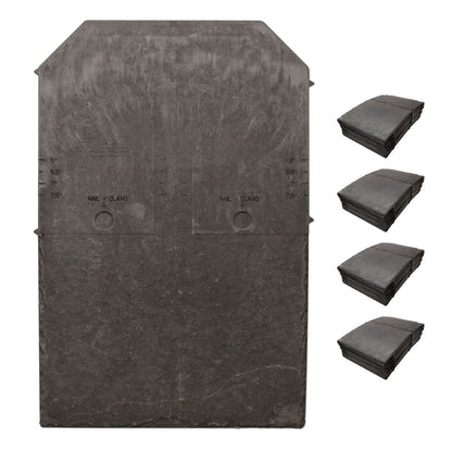 Olive 100 x Tapco Slate Synthetic Roof Tiles Plastic Composite Roofing