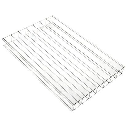 600mm 1m 10mm Clear Polycarbonate Multiwall Sheets