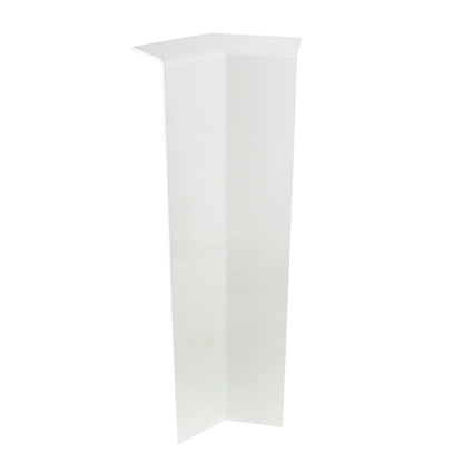 Black Ash 135° Internal Corner Trim for uPVC Plastic Fascia/Capping Board - White