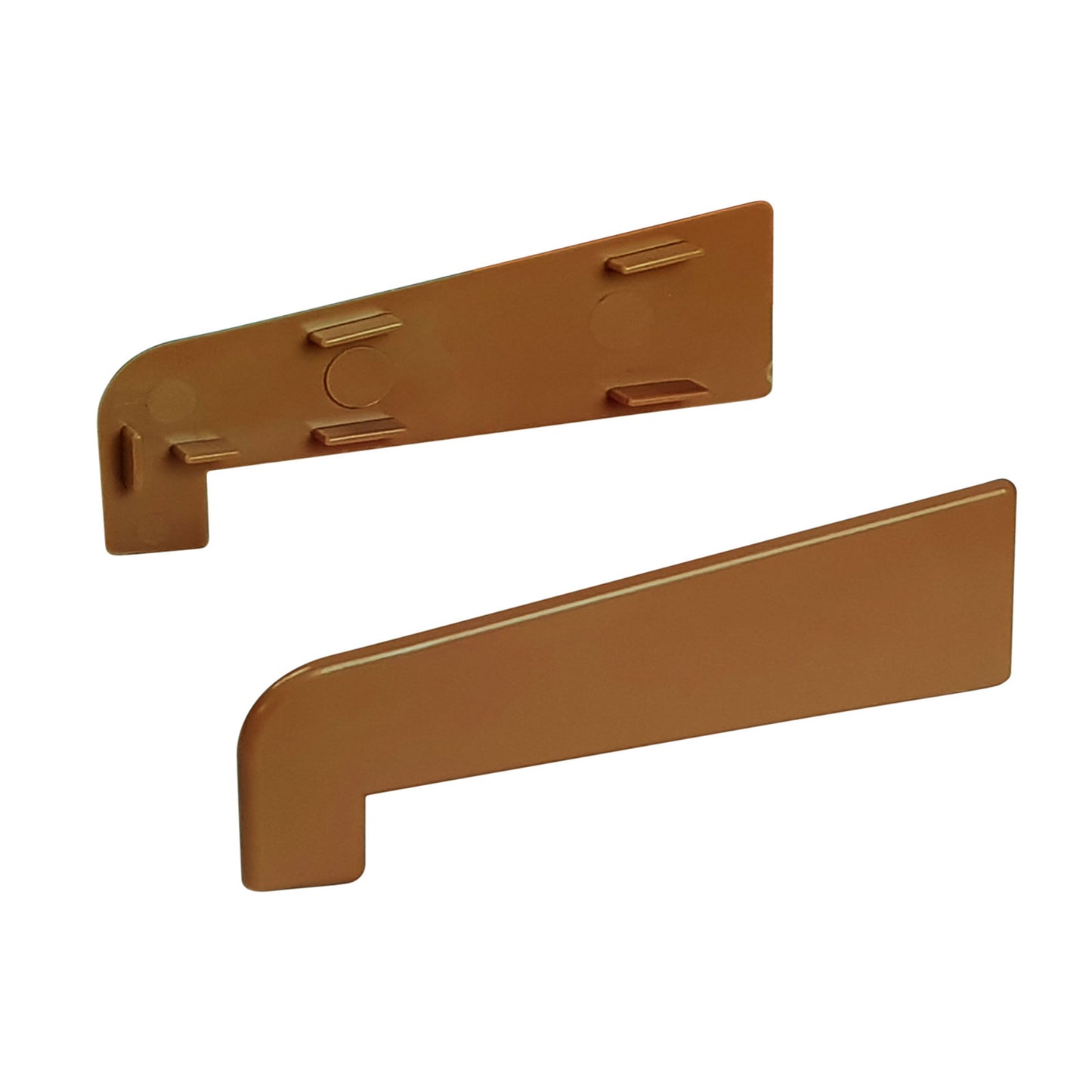 Irish Oak End Caps for 150mm Stub uPVC Plastic Window Sill (Pair)