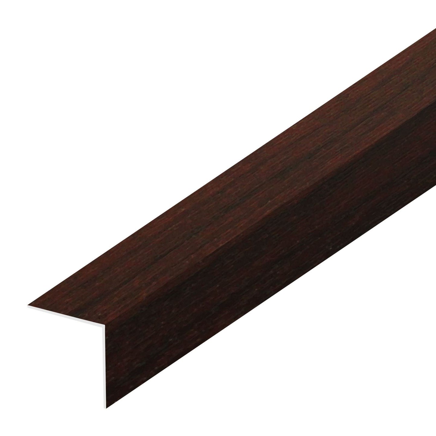 60 x 60 Golden Oak Rigid Angle uPVC Plastic L-Shaped Corner Trim (2.5m)