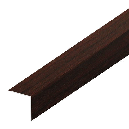 60 x 60 Golden Oak Rigid Angle uPVC Plastic L-Shaped Corner Trim (2.5m)