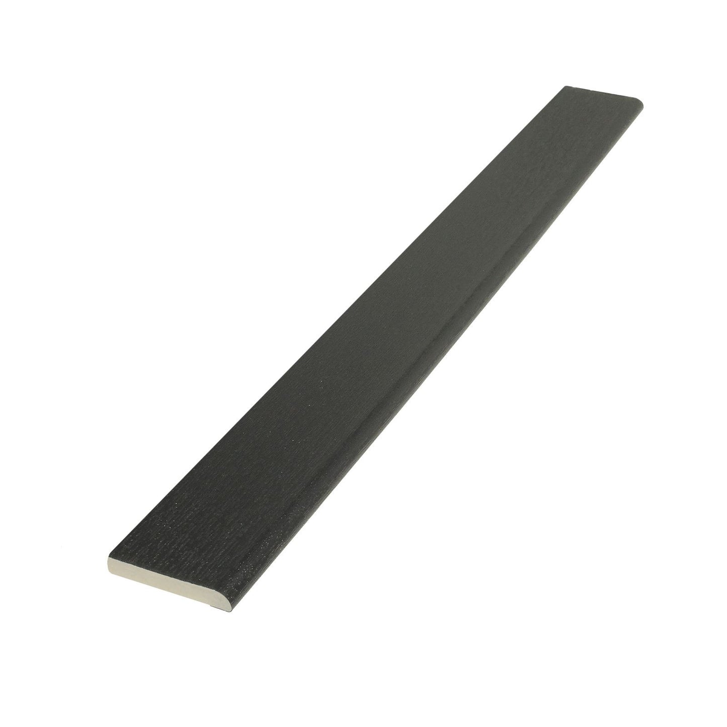 45mm Black Ash Pencil-Round Architrave uPVC Plastic Window Finishing Trim - 45mm, Agate Grey