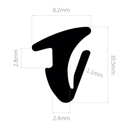 E700 150m ExtrudaSeal Wedge & 'E' Gasket Window and Door Seal