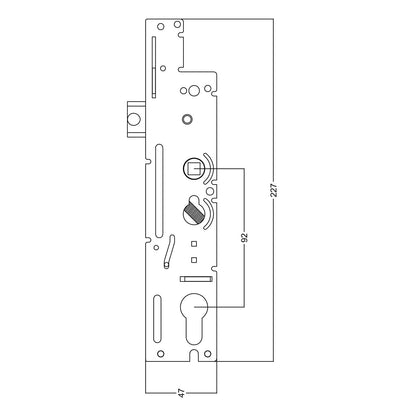 Fullex XL 35mm / Single Centre Case Gearbox