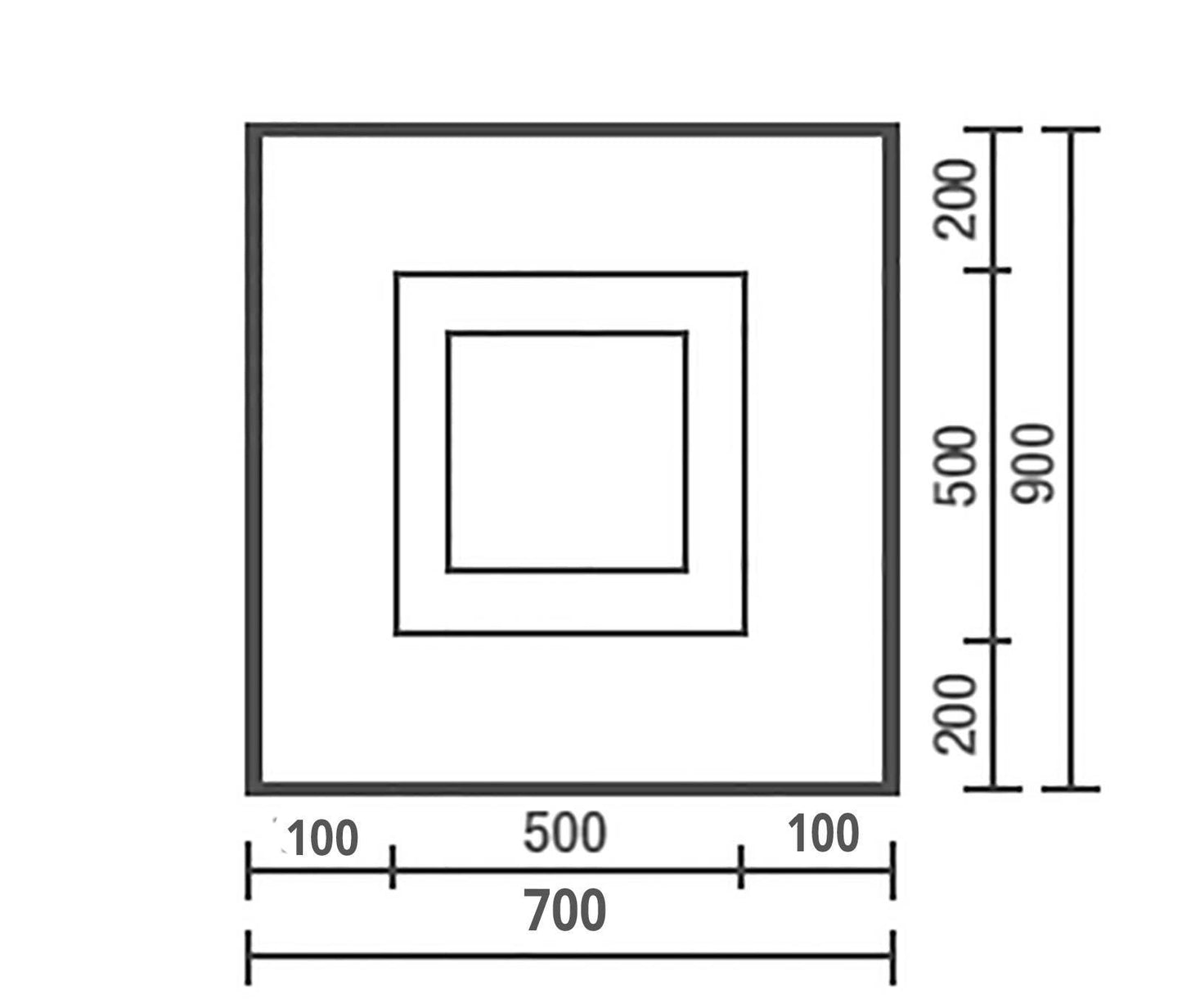 28mm Hanover Moulded Half uPVC Door Infill Panel (700mm x 900mm)