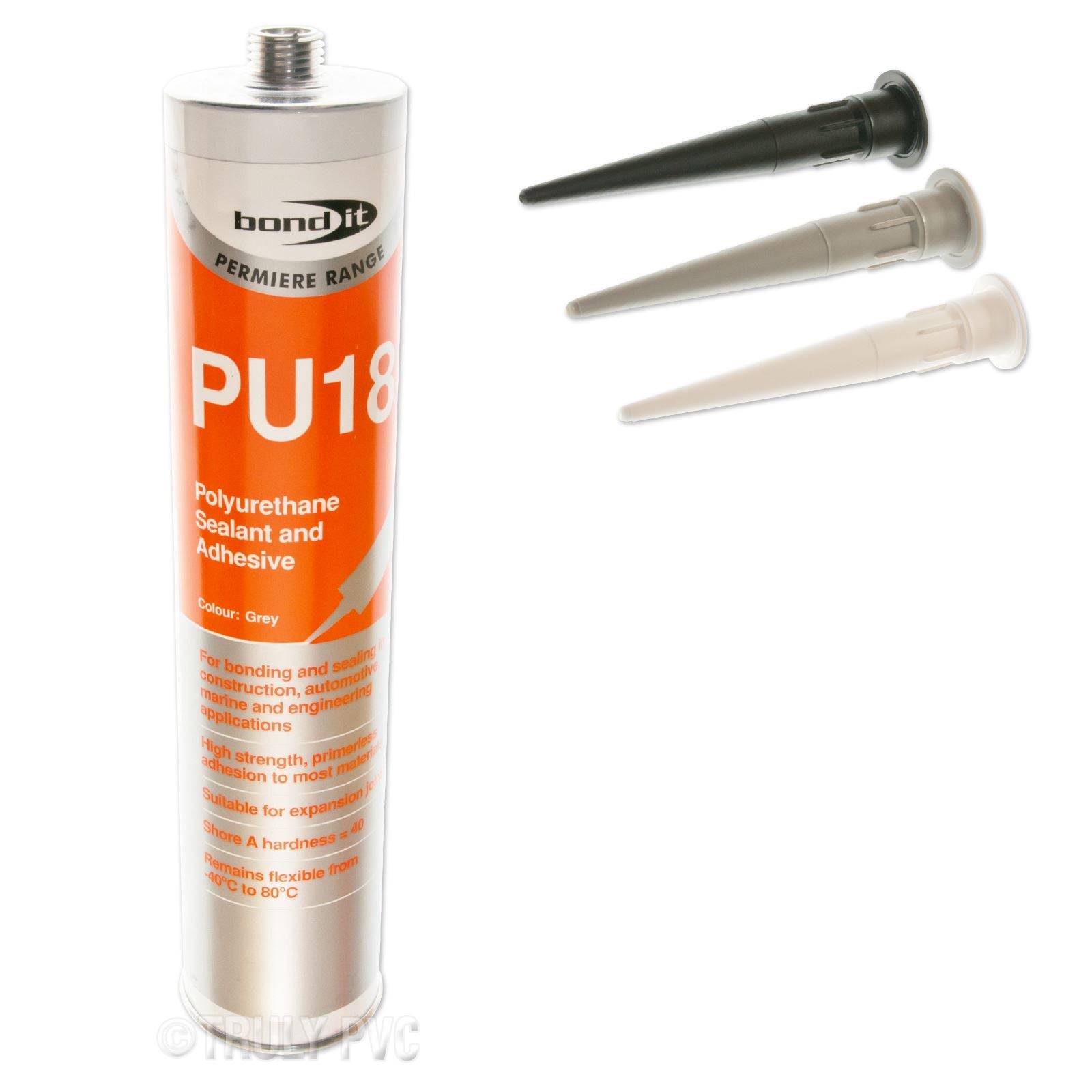 White White Bond-It PU18 Polyurethane Engineering Sealant Adhesive