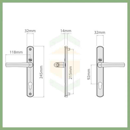 Yale Superior Lever/Lever Door Handle Set