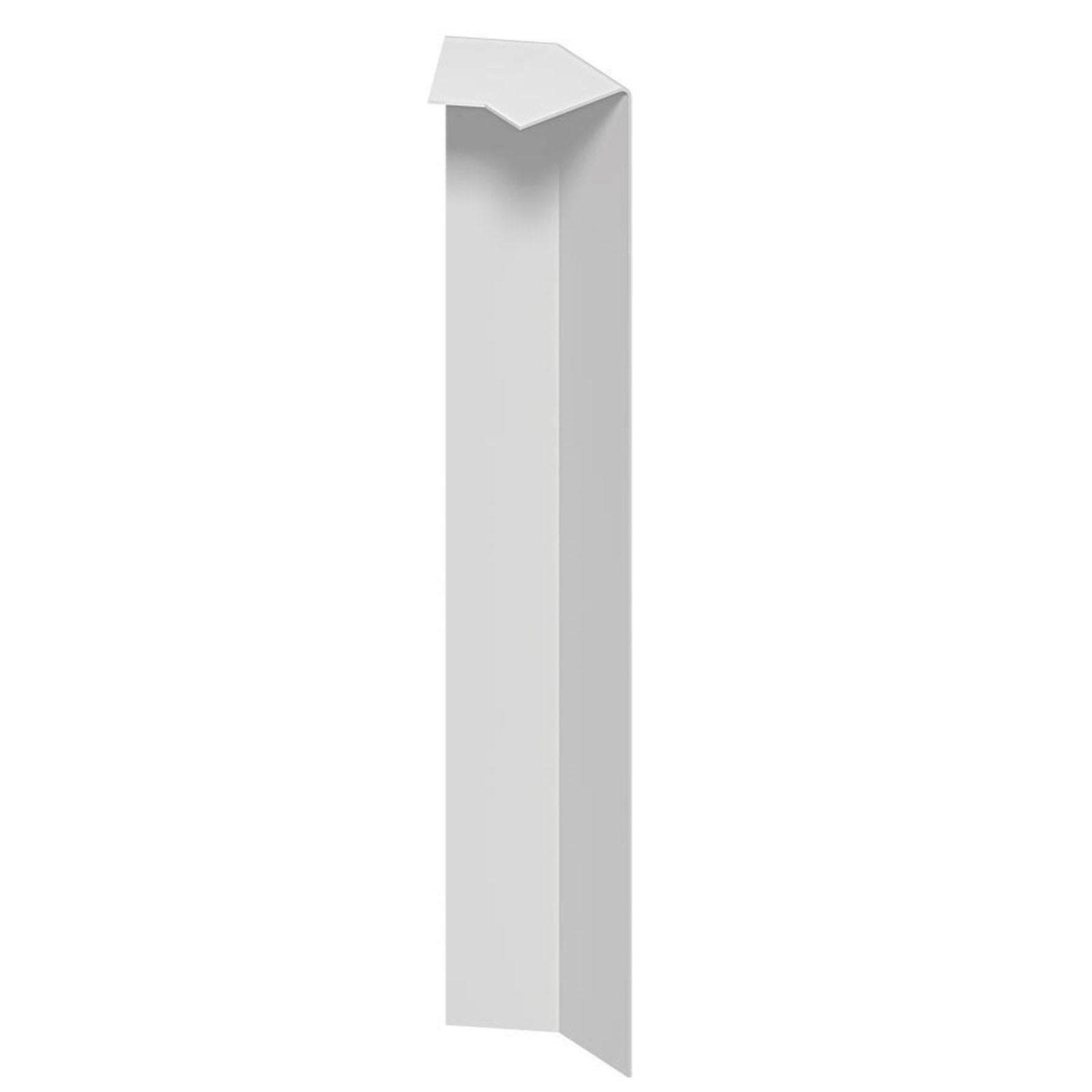 Black Ash 135° External Corner Trim for uPVC Plastic Fascia/Capping Board - White