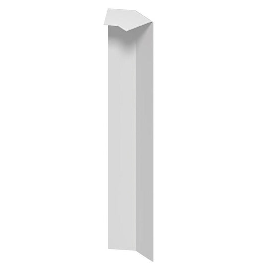 Black Ash 135° External Corner Trim for uPVC Plastic Fascia/Capping Board - White