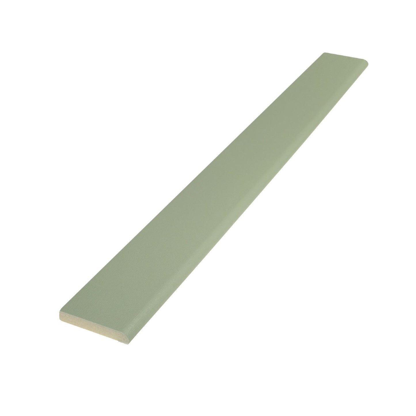 45mm Irish Oak Pencil-Round Architrave uPVC Plastic Window Finishing Trim - 45mm, Agate Grey