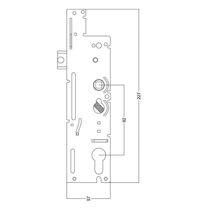 Fullex XL 45mm / Single Centre Case Gearbox