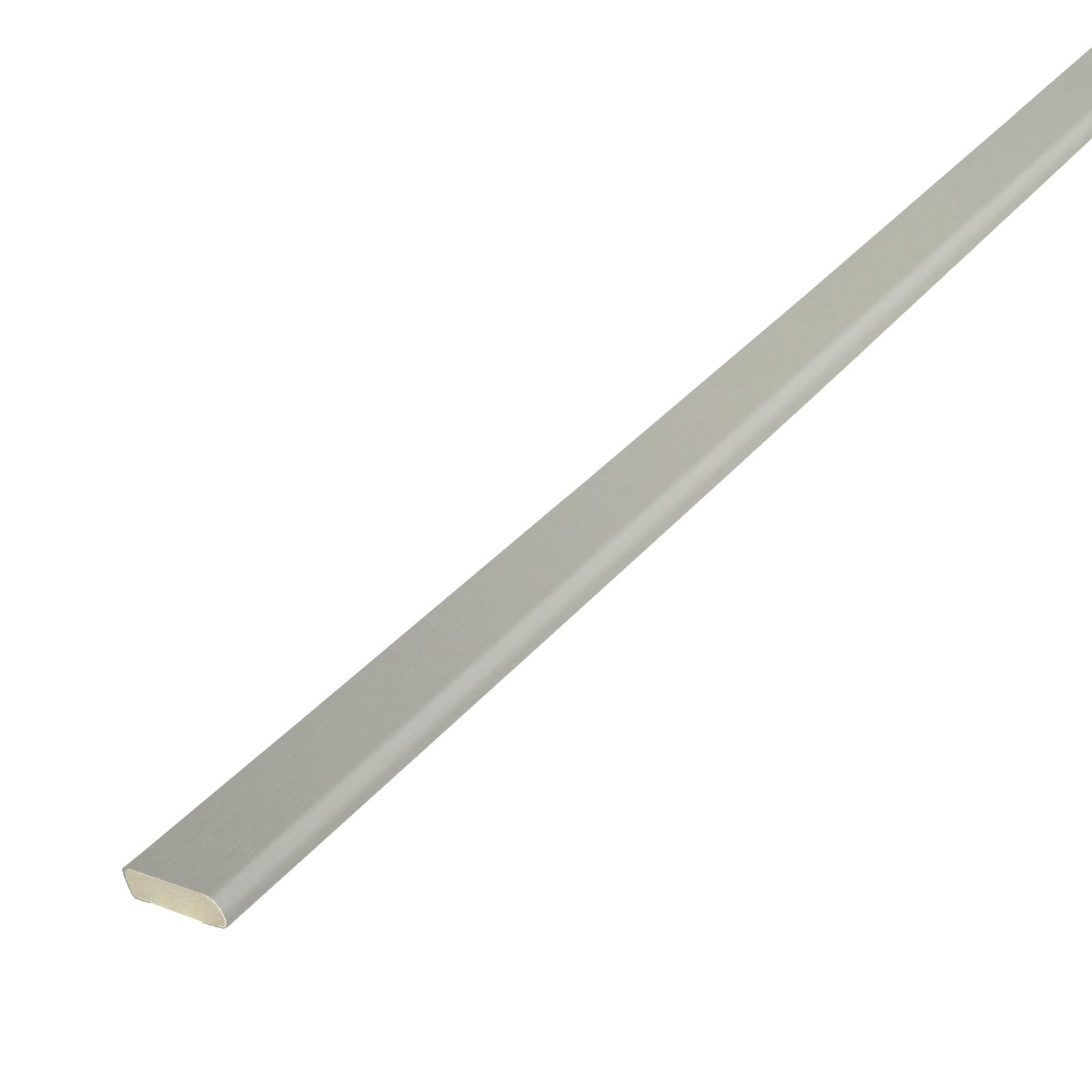 30mm Agate Grey Cloaking Fillet uPVC Plastic Window Door Architrave Trim