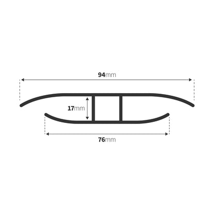 Clear Polycarbonate H-Section