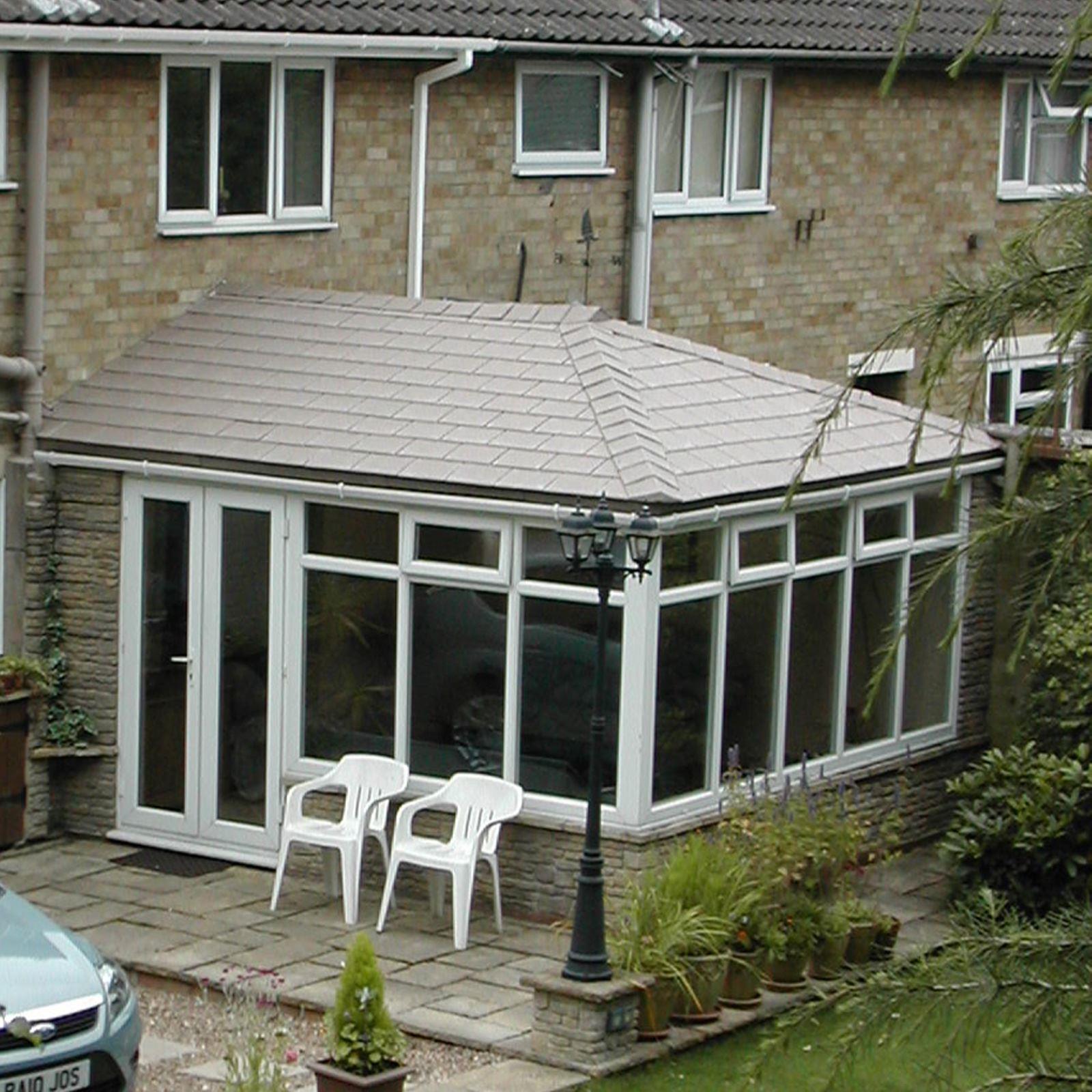 Plum 100 x Tapco Slate Synthetic Roof Tiles Plastic Composite Roofing