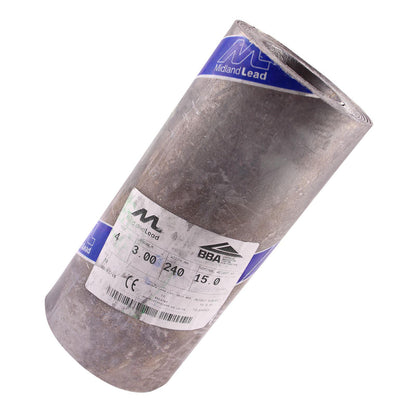 1.5m 240mm (9") Lead Flashing Roll (Code 4)