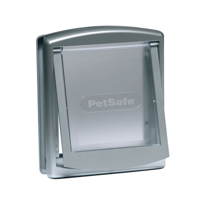 Medium Grey PetSafe Original Cat Flap Lockable Two-Way Opening