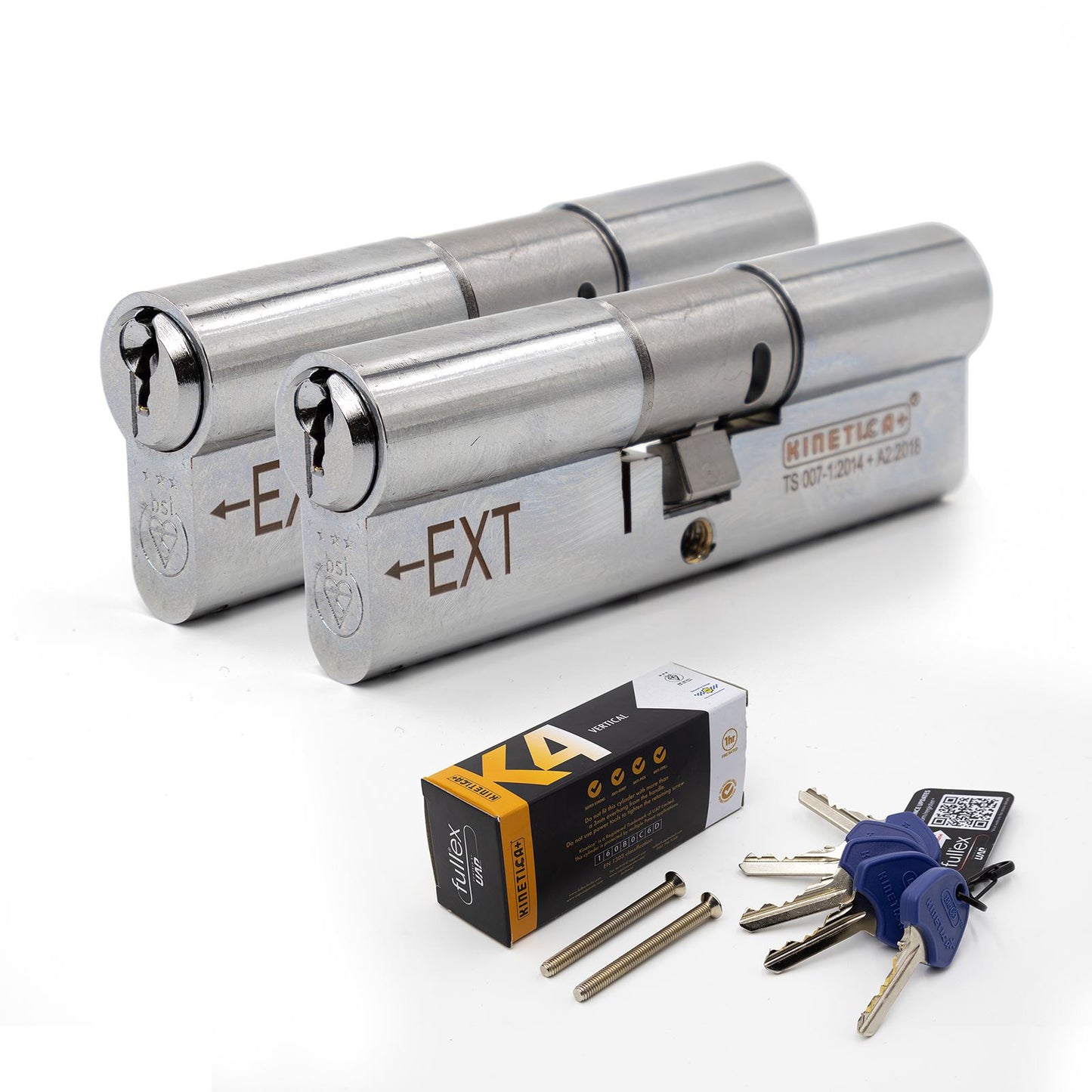 Fullex Kinetica+ K4 3* Keyed-Alike Euro Cylinders