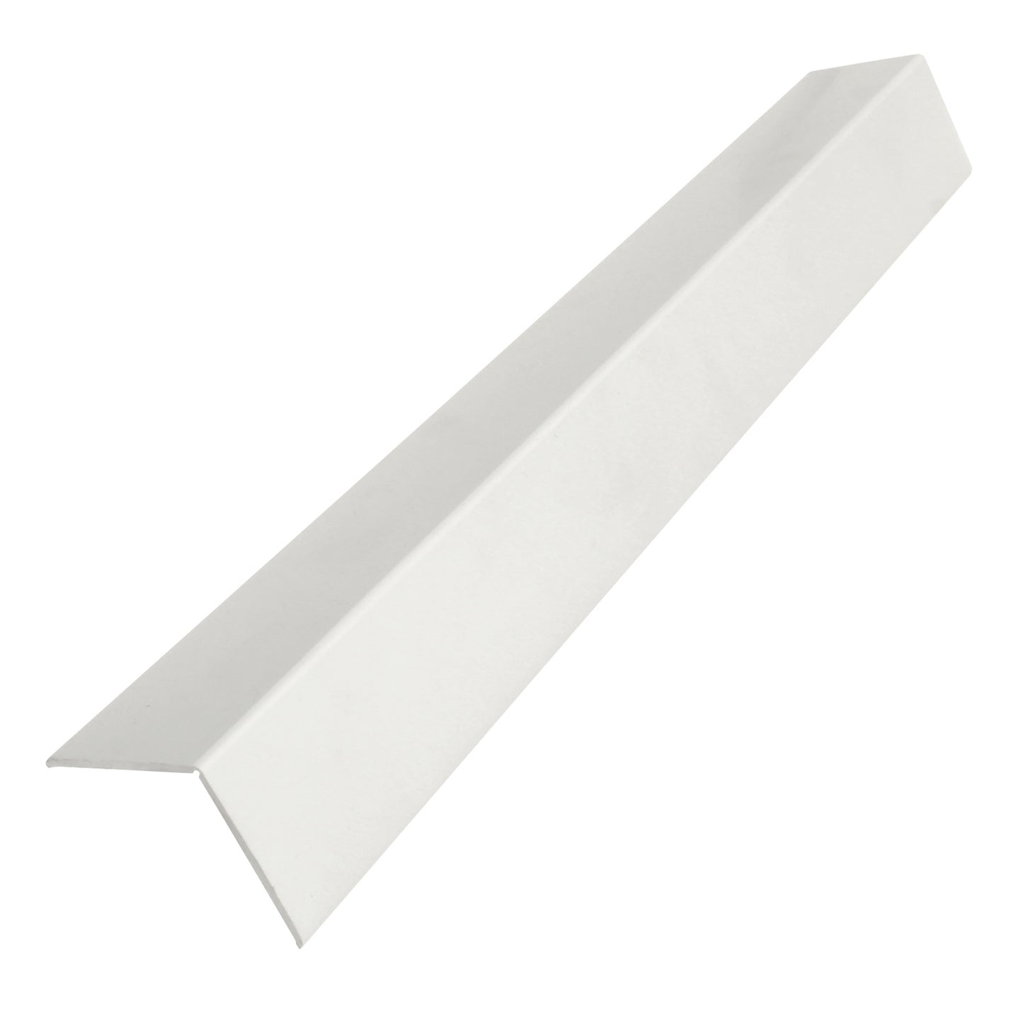 White 70mm (35mm folded) Flexi Angle Adjustable uPVC Plastic Folding Corner Trim (2.5m)