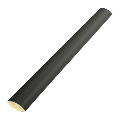 17.5mm Black Ash Quadrant Bead uPVC Plastic Window Door Floor Trim