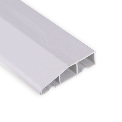 2.7m Roomline uPVC Plastic Modern Chamfered Architrave – White Satin 2.7m Roomline uPVC Plastic Modern Chamfered Architrave – White Satin