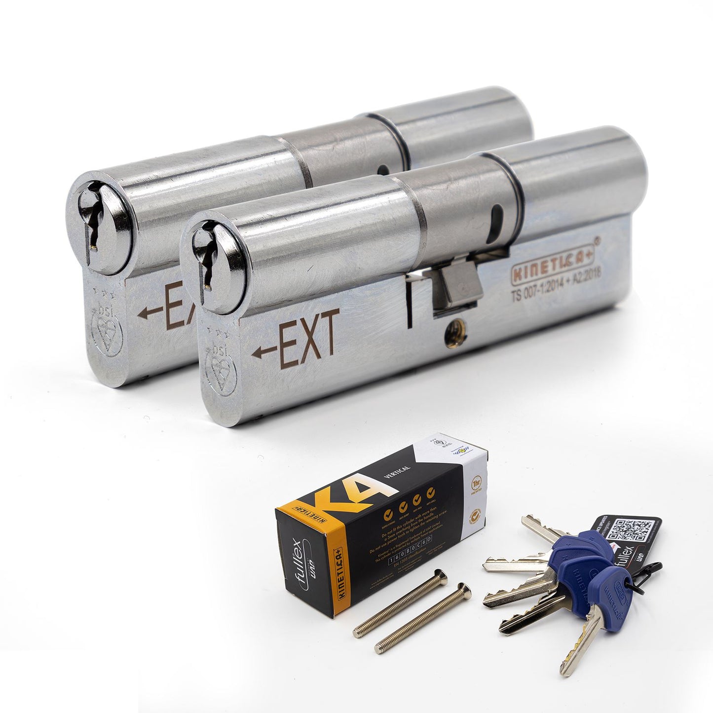 Fullex Kinetica+ K4 3* Keyed-Alike Euro Cylinders