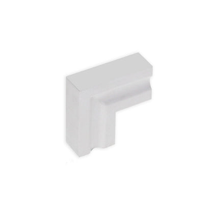 Internal Corner Joint for Roomline Plastic Architrave – White Satin Internal Corner Joint for Roomline Plastic Architrave – White Satin