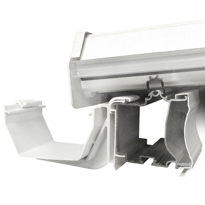 White 4m Heavy Duty Self-Supporting Lean-to Roof Eaves Beam