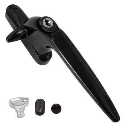 Black Left 15.5mm Yale Sparta Cockspur Window Handle