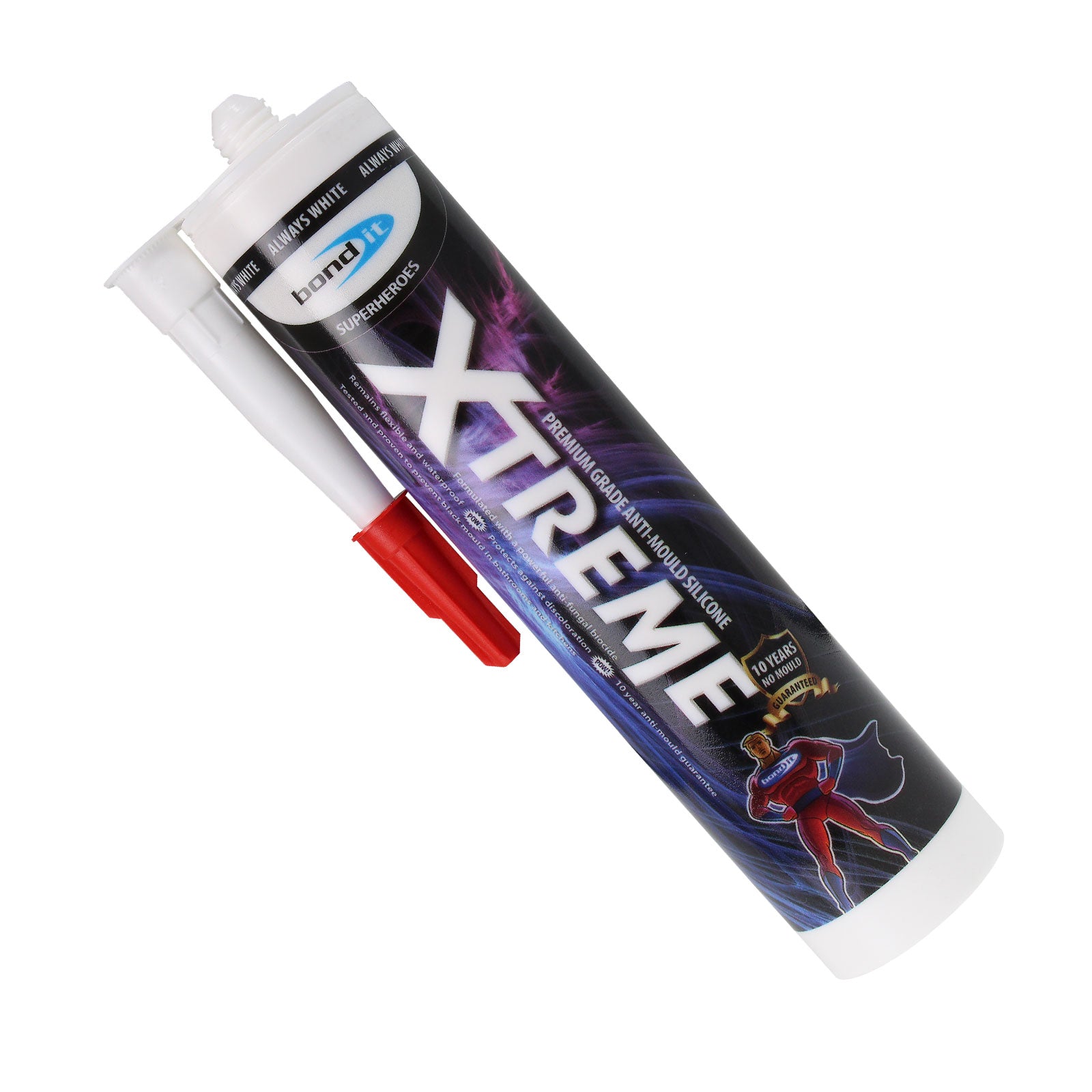 Xtreme White Anti-Mould Silicone Sealant for Bathrooms and Kitchens Xtreme White Anti-Mould Silicone Sealant for Bathrooms and Kitchens