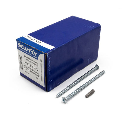 7.5mm StarFix PFT Pan Head Masonry Screws (100 Pack)