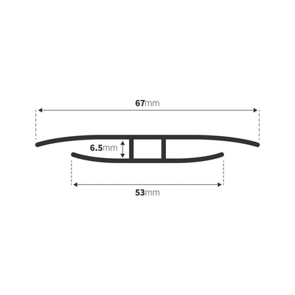 Clear Polycarbonate H-Section