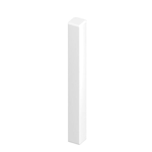 Black Ash 90° External Corner Trim for uPVC Plastic Fascia/Capping Board - White