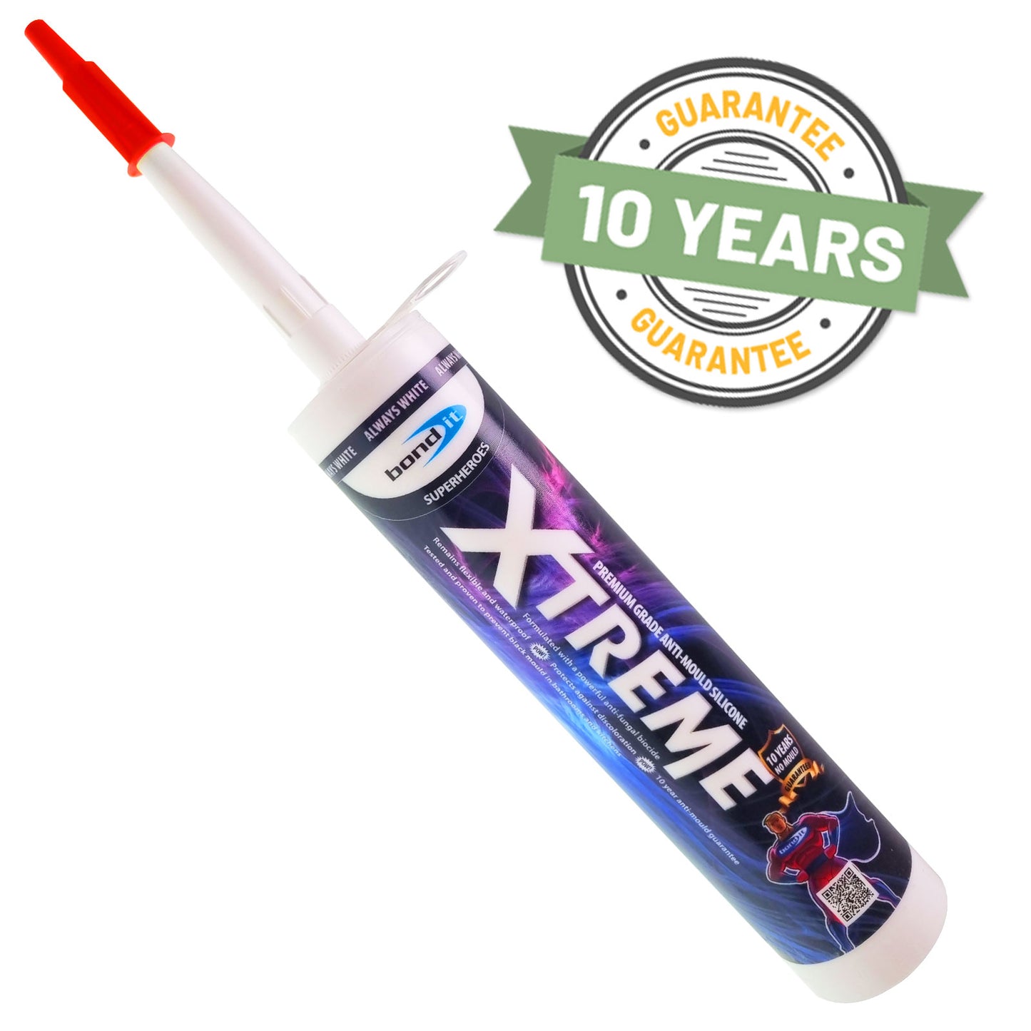 Xtreme White Anti-Mould Silicone Sealant for Bathrooms and Kitchens Xtreme White Anti-Mould Silicone Sealant for Bathrooms and Kitchens