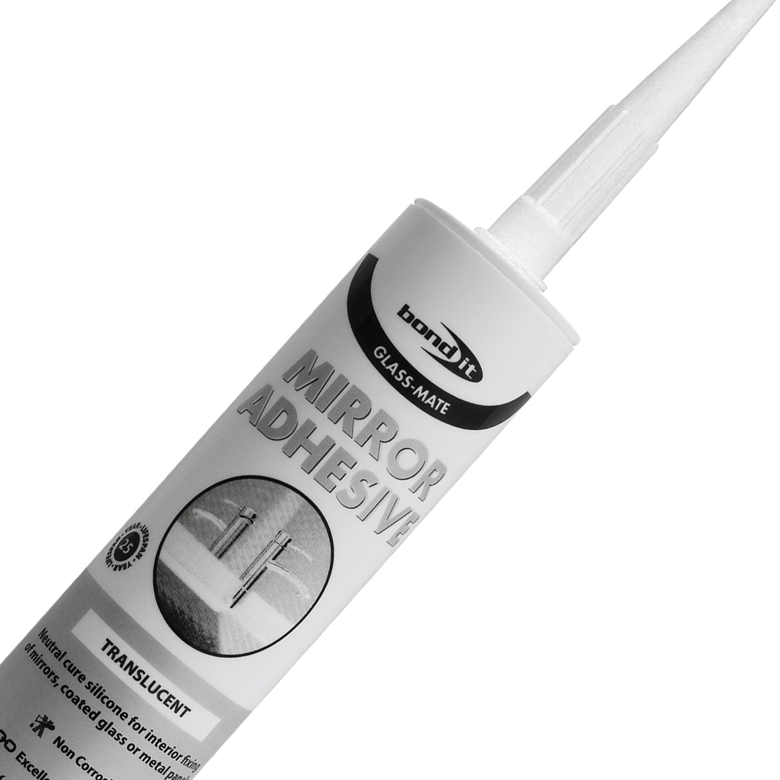 Glass-Mate BDMIRT Mirror Adhesive Silicone Sealant Glass-Mate BDMIRT Mirror Adhesive Silicone Sealant