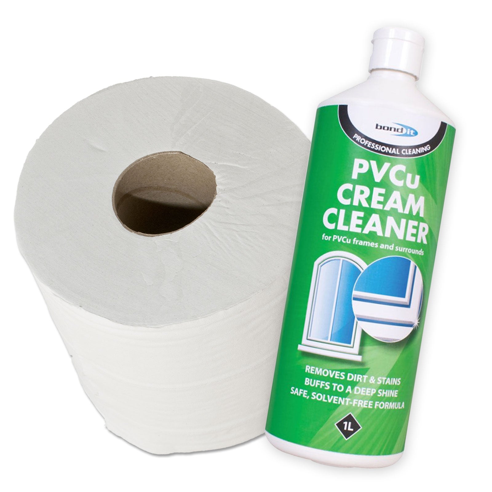 uPVC Cream Cleaner + Tissue Roll uPVC Cream Cleaner + Tissue Roll