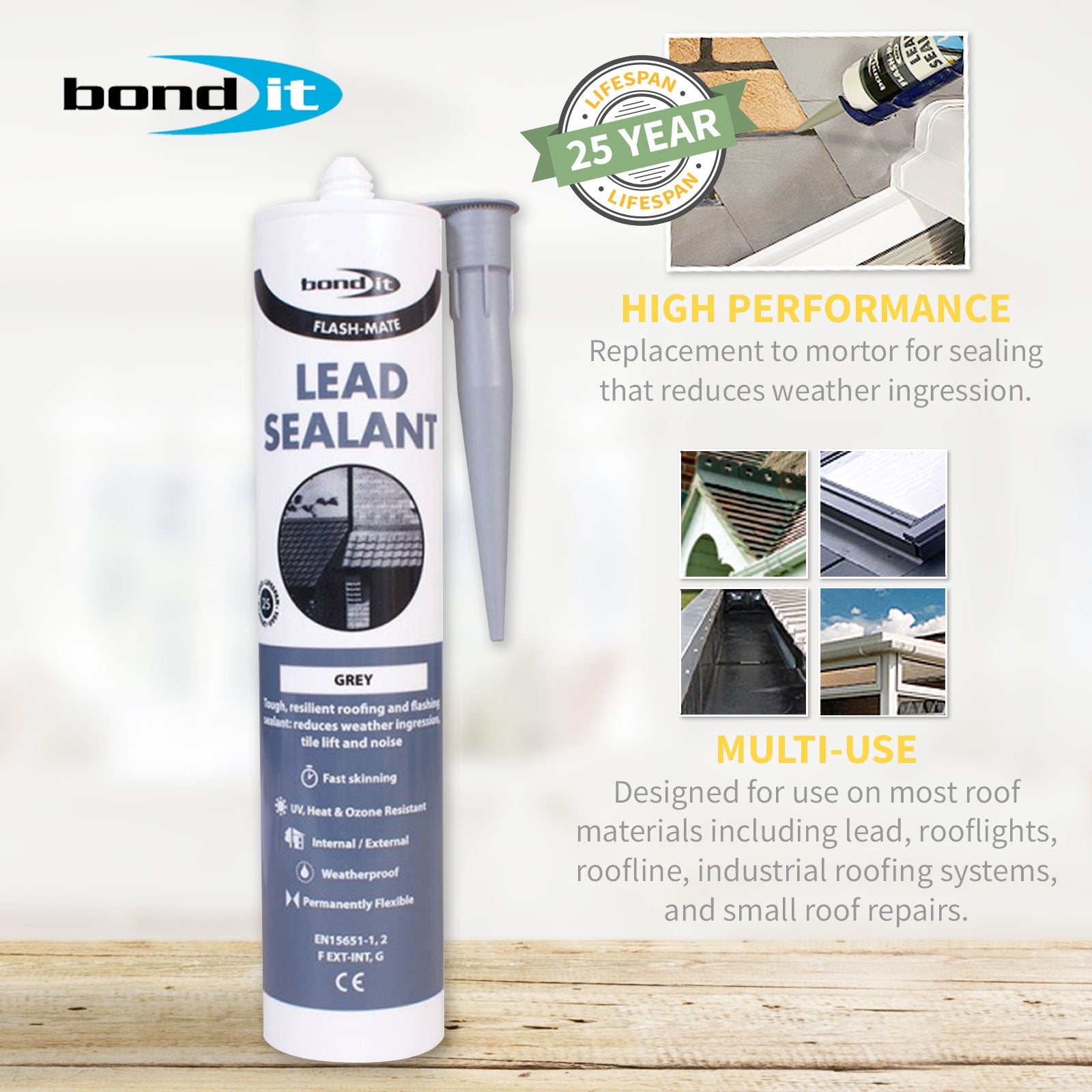 Bond-It BDLEAD Flash-Mate Lead Sealant Bond-It BDLEAD Flash-Mate Lead Sealant