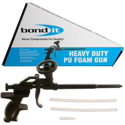 Heavy Duty Teflon PU Foam Gun + Cleaner Heavy Duty Teflon PU Foam Gun + Cleaner