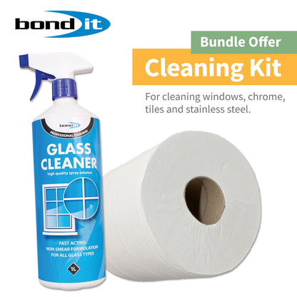 Glass Cleaner Spray + Tissue Roll Glass Cleaner Spray + Tissue Roll